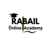 black and gold simple online academy logo